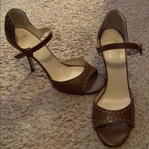 Frances Valentine Brown Pumps